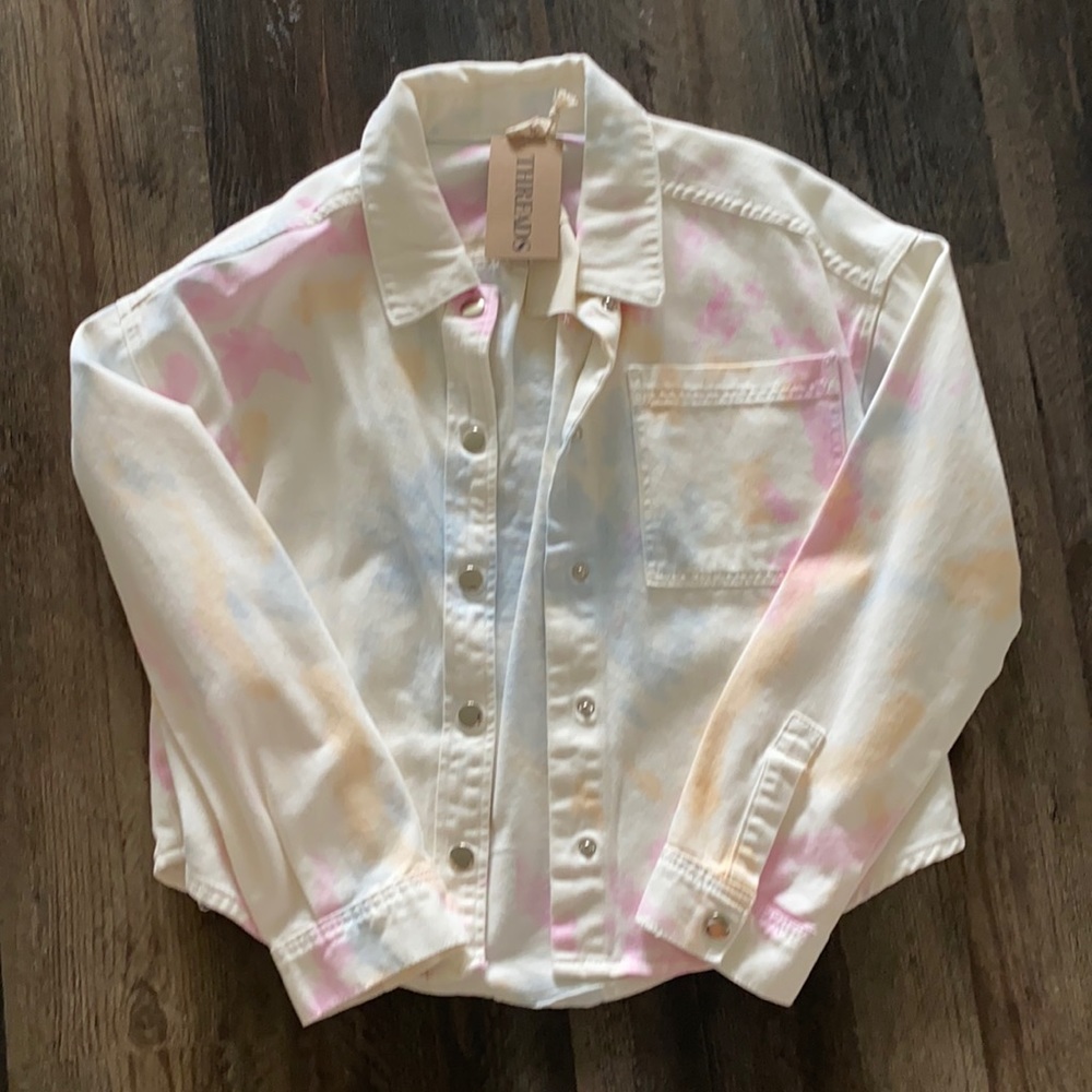White denim jacket